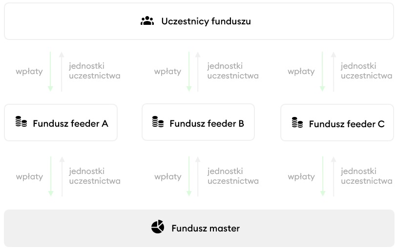 Fundusz master feeder - schemat działania